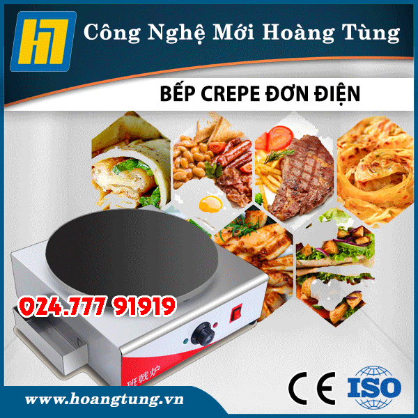 Bếp Crepe Đơn Điện (New)