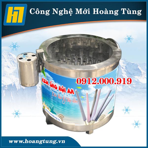 Máy Làm Kem Ống Xoay 100 Khuôn