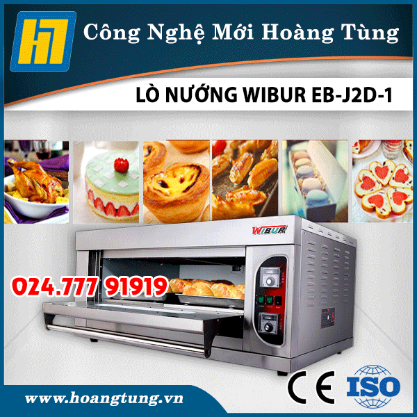 Lò Nướng 1 Tầng 2 Khay EB-J2D-1