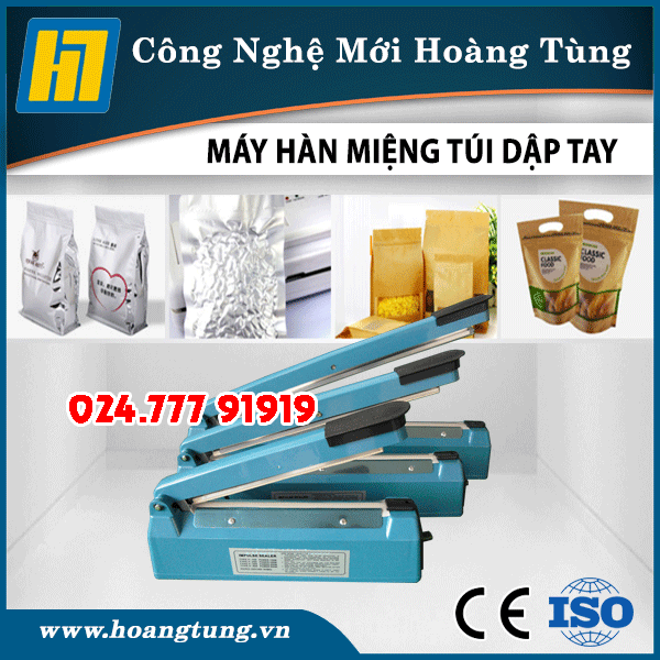 Máy Hàn Miệng Túi Dập Tay