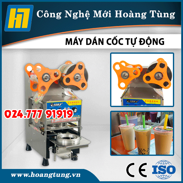 Máy Dán Cốc Tự Động