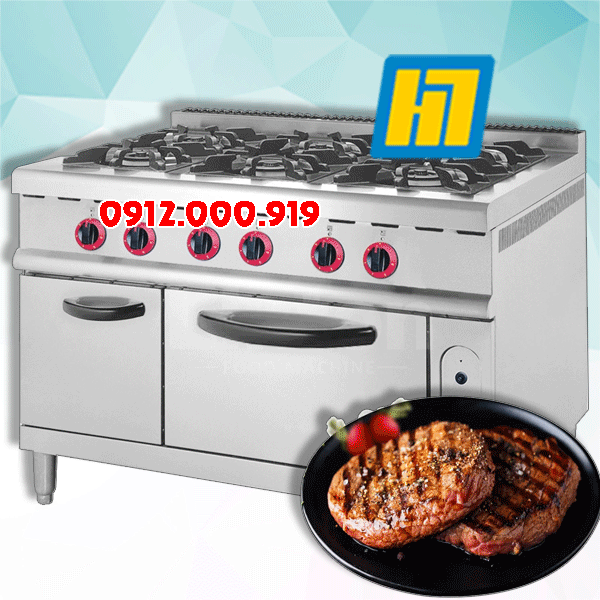 Bếp Âu 6 Đầu Đốt