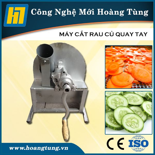Máy Cắt Lát Hành Tỏi Quay Tay