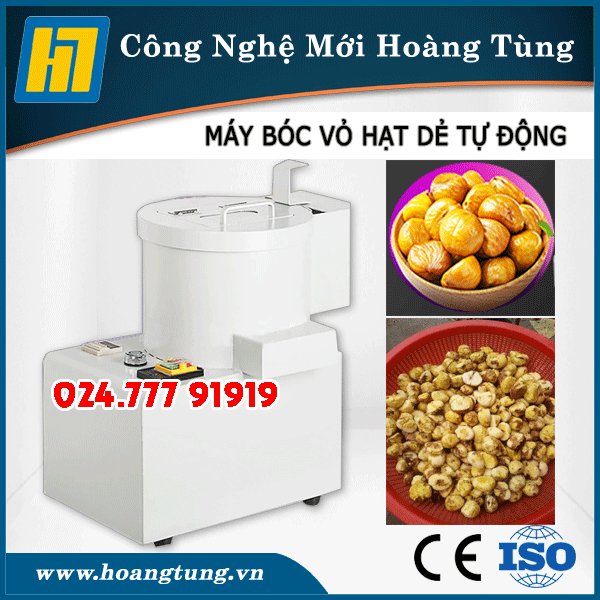 Máy Bóc Vỏ Hạt Dẻ Tự Động