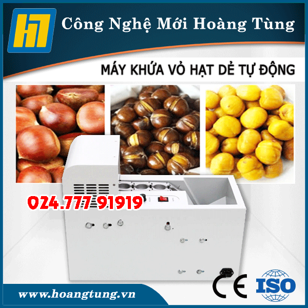 Máy Khứa Vỏ Hạt Dẻ Tự Động 1 Hàng