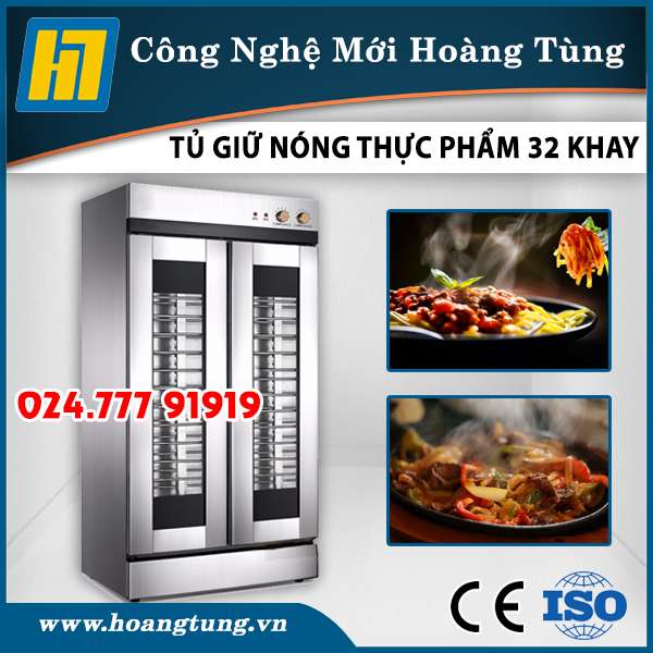 Tủ Giữ Nóng Thức Phẩm 32 Khay