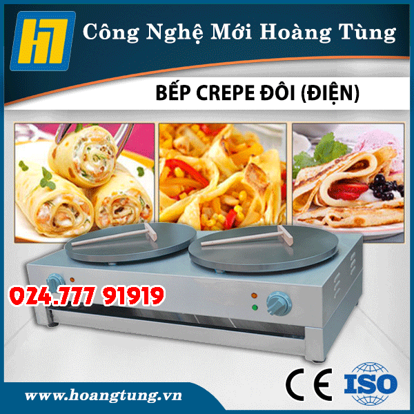 Bếp Crepe Đôi Điện (New)
