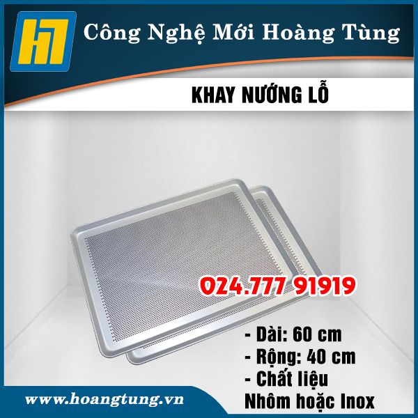 Khay Nướng Thực Phẩm Có Lỗ 40x60 cm