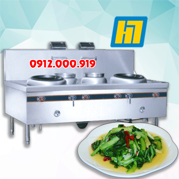 Bếp Xào Đôi Có Quạt Gió