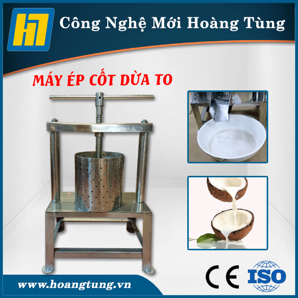 Máy Ép Nước Cốt Dừa Quay Tay (To)