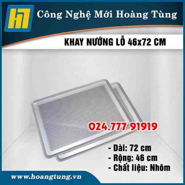 Khay Nướng Thực Phẩm Có Lỗ 46x72 cm