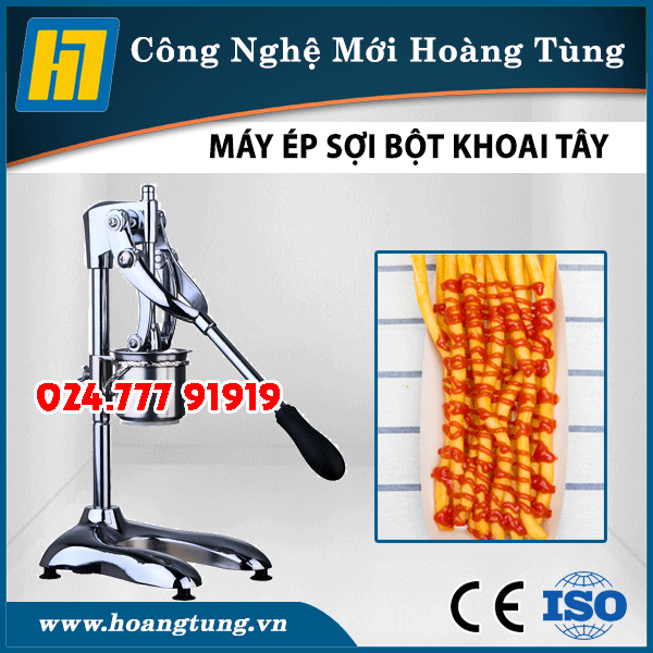 Máy Làm Khoai Tây Ống Kiểu Pháp