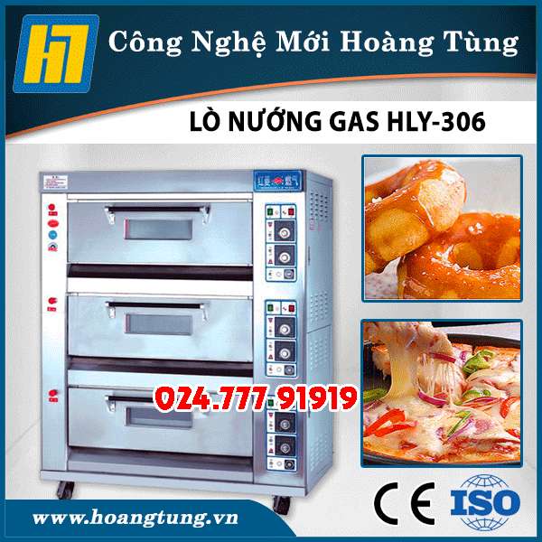 Lò Nướng 3 Tầng 6 Khay HLY-306
