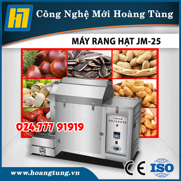 Máy Rang Hạt Công Nghệ Mới JM-25 (Điện)