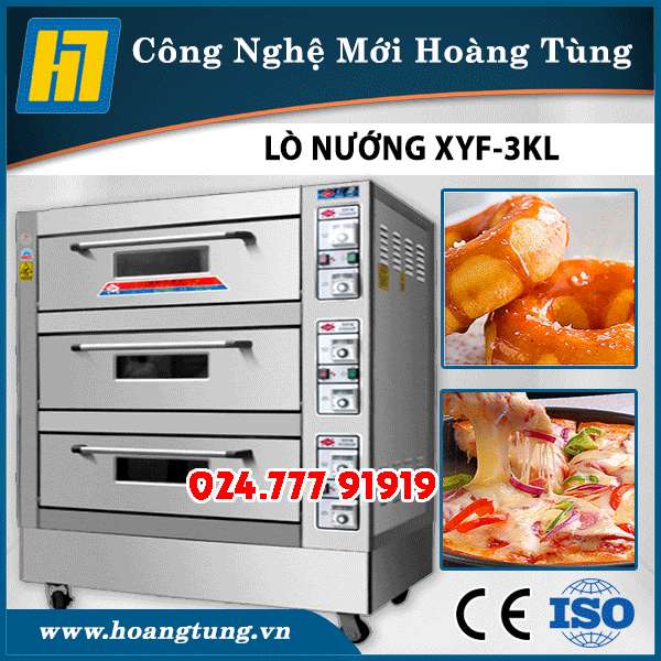 Lò Nướng 3 Tầng 9 Khay XYF-3KL