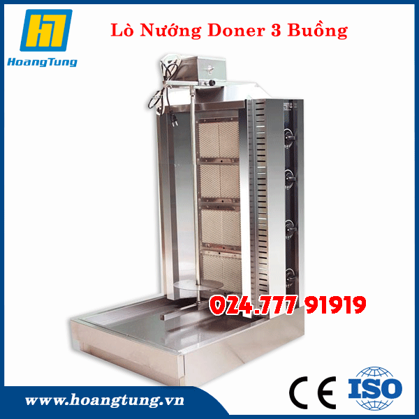 Lò Nướng Doner Kebab 3 Buồng